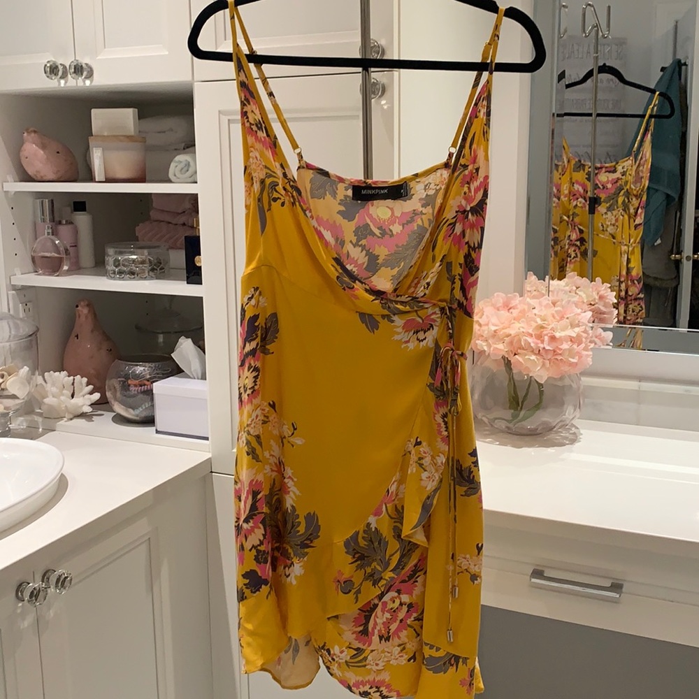 Minkpink wrap dress